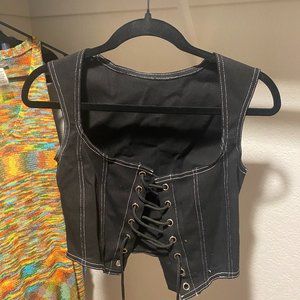 Black Corset Top
